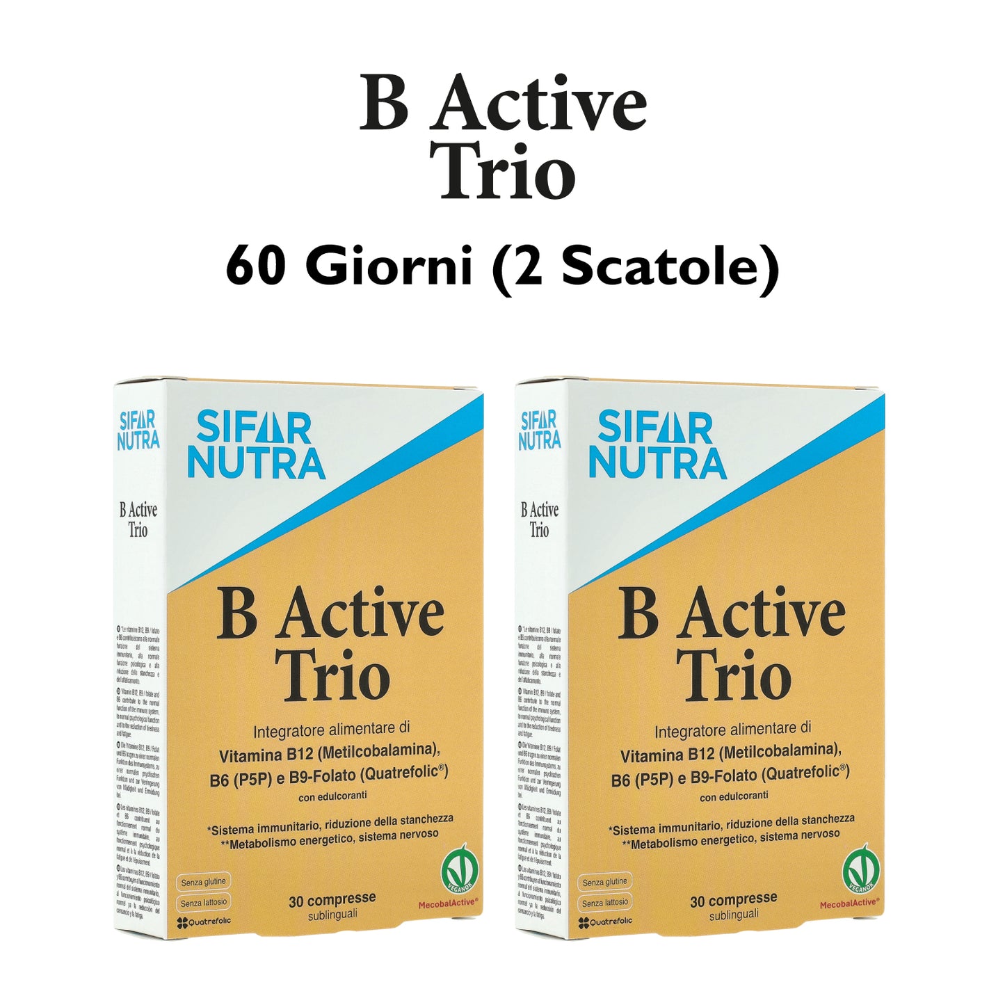 B Active Trio - 60 Days - 2 Boxes