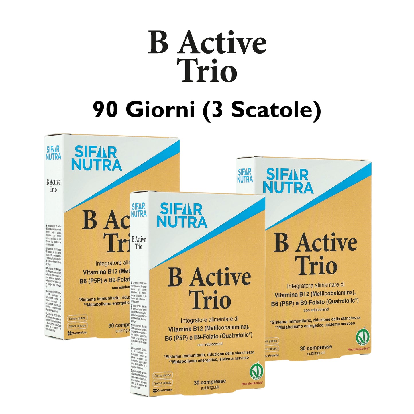 B Active Trio - 90 Days - 3 Boxes