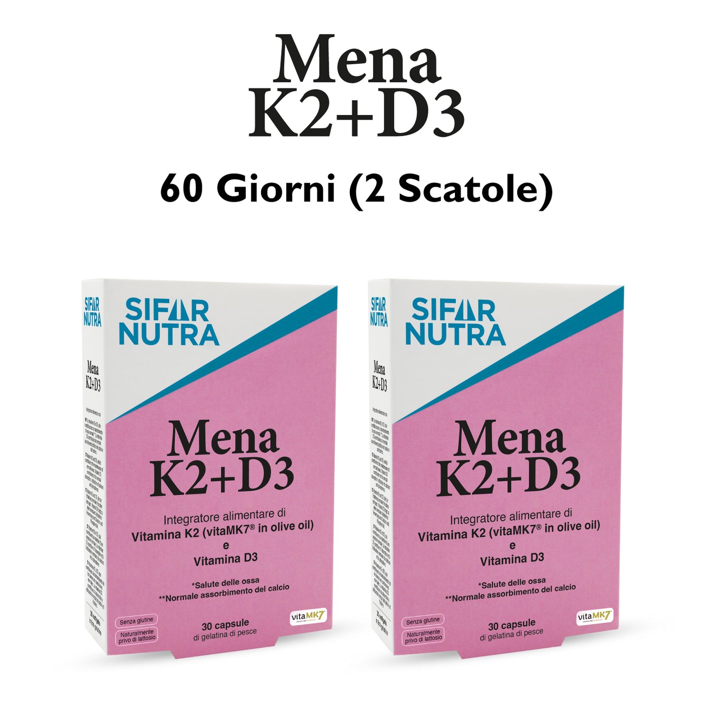 Mena K2 + D3 - 60 Days (2 Boxes)