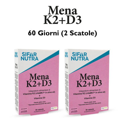 Mena K2 + D3 - 60 Giorni (2 Scatole)